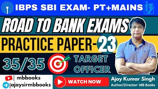 PRACTICE PAPER 23  ROAD TO BANK EXAMS 2024  PYQ ENGLISH  TARGET SBI POCLERK  AJAY SIR  IBPS [upl. by Coleen]