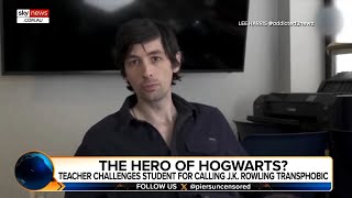 Teacher gives ‘masterclass’ in critical thinking after student calls JK Rowling bigoted [upl. by Nauqas773]