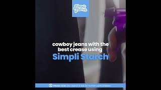 HOW TO MAKE SPRAY STARCH FOR PERFECTLY CREASED COWBOY JEANS [upl. by Boyt]