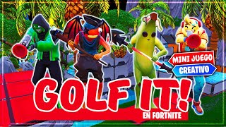 NUEVO GOLF IT EN FORTNITE  MINIJUEGO CREATIVO TEMPORADA 8 [upl. by Chiquita349]