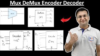 7  All About Multiplexer  DeMultiplexer  Decoder  Encoder  Priority Encoder [upl. by Burman]