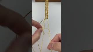 Double circle braided bracelet handmade diy handmade jewelry production process bracelet braiding t [upl. by Aymer307]