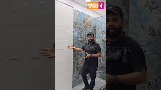 bathroom tile design  model 5  Silvan tiles gallery  silvan musthafa  homedesign shorts [upl. by Benedick]