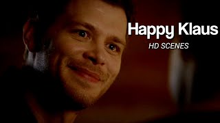 Happy Klaus Mikaelson 1080p HD Scenes [upl. by Aehcsrop885]