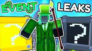 ST PATRICKS DAY UPDATE LEAKS Toilet Tower Defense [upl. by Giselle]