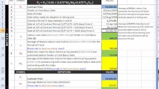 price adjustment formula [upl. by Glantz]