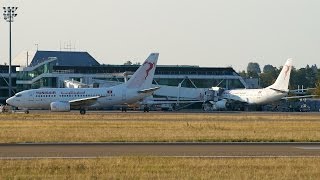 Tunisair Boeing 737600 TSION amp TSIOP at Strasbourg Airport [upl. by Heid]