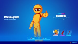 HOW TO GET NEW GILDEDGUY SKIN IN FORTNITE [upl. by Hayes]