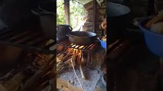 La abuelita haciendo conserva de chilacayote y papaya 😄 [upl. by Auqinihs]