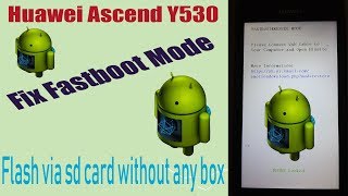 Fastboot amp Rescue Mode in HUAWEI GX8 [upl. by Roseann]