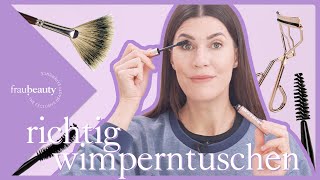 Richtig Wimperntuschen  meine Tipps werdet ihr lieben 💜 [upl. by Ahsienauq]