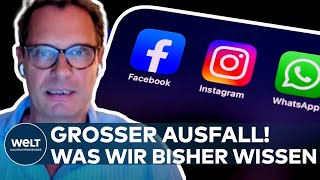 FACEBOOK INSTAGRAM WHATSAPP Was wir über die weltweite Störung bisher wissen [upl. by Annawik]