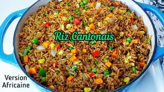 Tres Belle Recette de Riz à La Sauce Soja  Soy Sauce Rice  Version Africaine [upl. by Leonardi263]