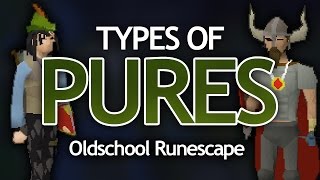 Types of Pures in OSRS [upl. by Haroppizt]