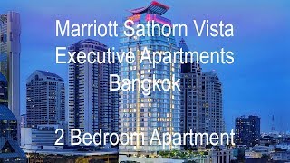 Marriott Sathorn Vista Bangkok  2 Bedroom Executive Apartment Review [upl. by Amirak867]