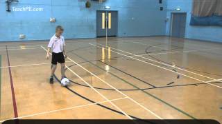 Soccer Dad skills for under 8 soccer  Dribbling in a circle [upl. by Lefton108]