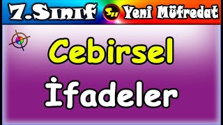 Cebirsel İfadeler 7 Sınıf Matematik [upl. by Znieh]