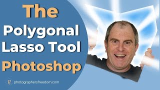 The Polygonal Lasso Tool in Photoshop  Photoshop Tools Tutorial [upl. by Pentheas]