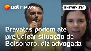 Bolsonaro tenta dar aparência favorável ao que pesa contra ele diz advogada Faz bravatas [upl. by Mcgregor779]