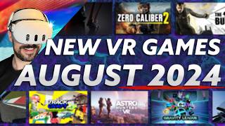 NEW VR Games August 2024  QUEST 3 QUEST 2 PCVR [upl. by Allenad]