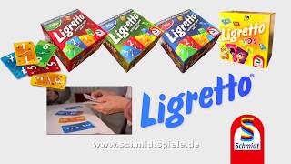 LIGRETTO® Kartenspiel │ Schmidt Spiele │ Online Spot 10 Sek [upl. by Basir]