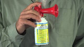 Seachoice Portable Air Horn Product Demo [upl. by Nolita]