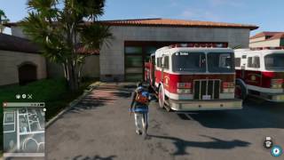 Watch Dogs 2  Firetruck location [upl. by Sitoeht]