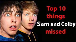 Top 10 things Sam and Colby missed [upl. by Jany590]