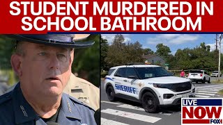 School shooting Student murdered in Maryland high school boys restroom  LiveNOW from FOX [upl. by Dode]