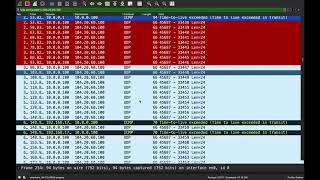 How traceroute works using Wireshark Video 1 [upl. by Hajar]