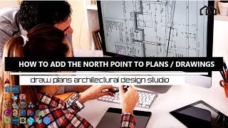 How To ADD THE NORTH POINT IN CAD  Insert The North Point in AutoCad Plans  Add North Point [upl. by Eittik]