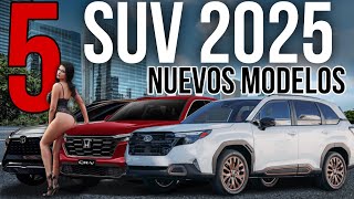 ✅ 5 MEJORES SUV COMPACTAS para 2025  NUEVOS MODELOS [upl. by Nialb]