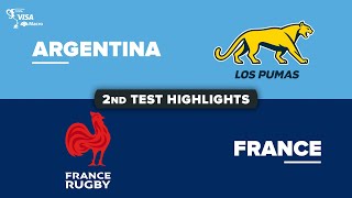 HIGHLIGHTS  ARGENTINA v FRANCE  July Internationals 2024  Second Test [upl. by Eoin109]