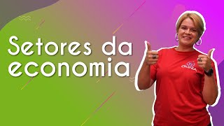 Setores da economia  Brasil Escola [upl. by Ocramed]