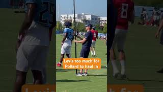 Levis almost to Pollard tenneseetitans atozsports titansup [upl. by Barry]