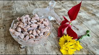 Roasted Sweet Almonds  Frosted Almonds  Afghani Nuqul [upl. by Erdnaid]