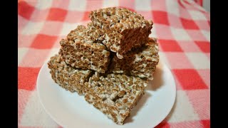 Rezept Rice Krispie Treats mit deutschen Zutaten  Backen mit Kindern [upl. by Glynn509]