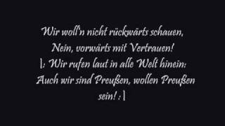 Ich bin ein Preuße kennt ihr meine Farben Alle Strophen zum Mitsingen [upl. by Akimad]