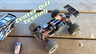 FIRST TEST of 116 MINI E REVO Since INSTALLING TRAXXAS Upgraded CENTER DIFFERENTIAL 7014 [upl. by Jesse]