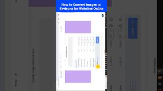 How Do I Convert Images to Favicons for Websites Online favicon faviconconverter [upl. by Eemaj]