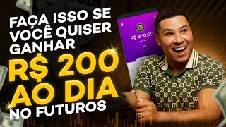 MERCADO FUTURO BINANCE  R 200 REAIS EM 15 MINUTOS [upl. by Drofliw]