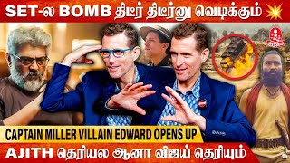 Arun ரொம்ப கொடூரமான Director  Actor Edward Sonnenblick Interview  Dhanush  Captain Miller [upl. by Conah]