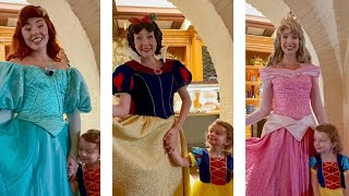 Disney Princess Breakfast at Akershus Royal Banquet Hall in Epcot [upl. by Hirst]