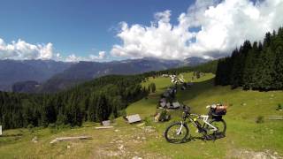 Kolesarjenje Bohinjske planine in jezero [upl. by Landes]