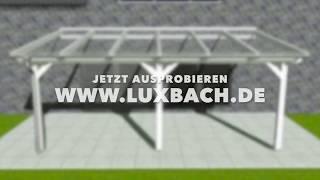 Terrassendach 3D Konfigurator von Luxbach wwwluxbachde [upl. by Atelahs]