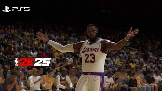 Golden State Warriors vs Los Angeles Lakers  NBA 2K25 PS5 Gameplay [upl. by Maeve]