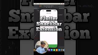 Flutter Snackbar Extension flutter dart tips tricks snackbarbar [upl. by Alleahcim777]