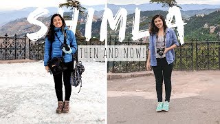 SHIMLA IN SUMMER vs WINTER  I got photos at the same place Shimla Vlog [upl. by Ardnat]