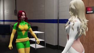 WWE 2K18 Emma Frost vs The Phoenix  Backstage Brawl [upl. by Naleek]