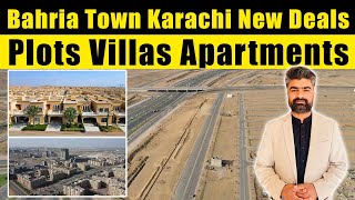 Bahria Town Karachi New Deals  Plots  Villas  Apartments bahriatownkarachi newdeals updates [upl. by Ellerrad]